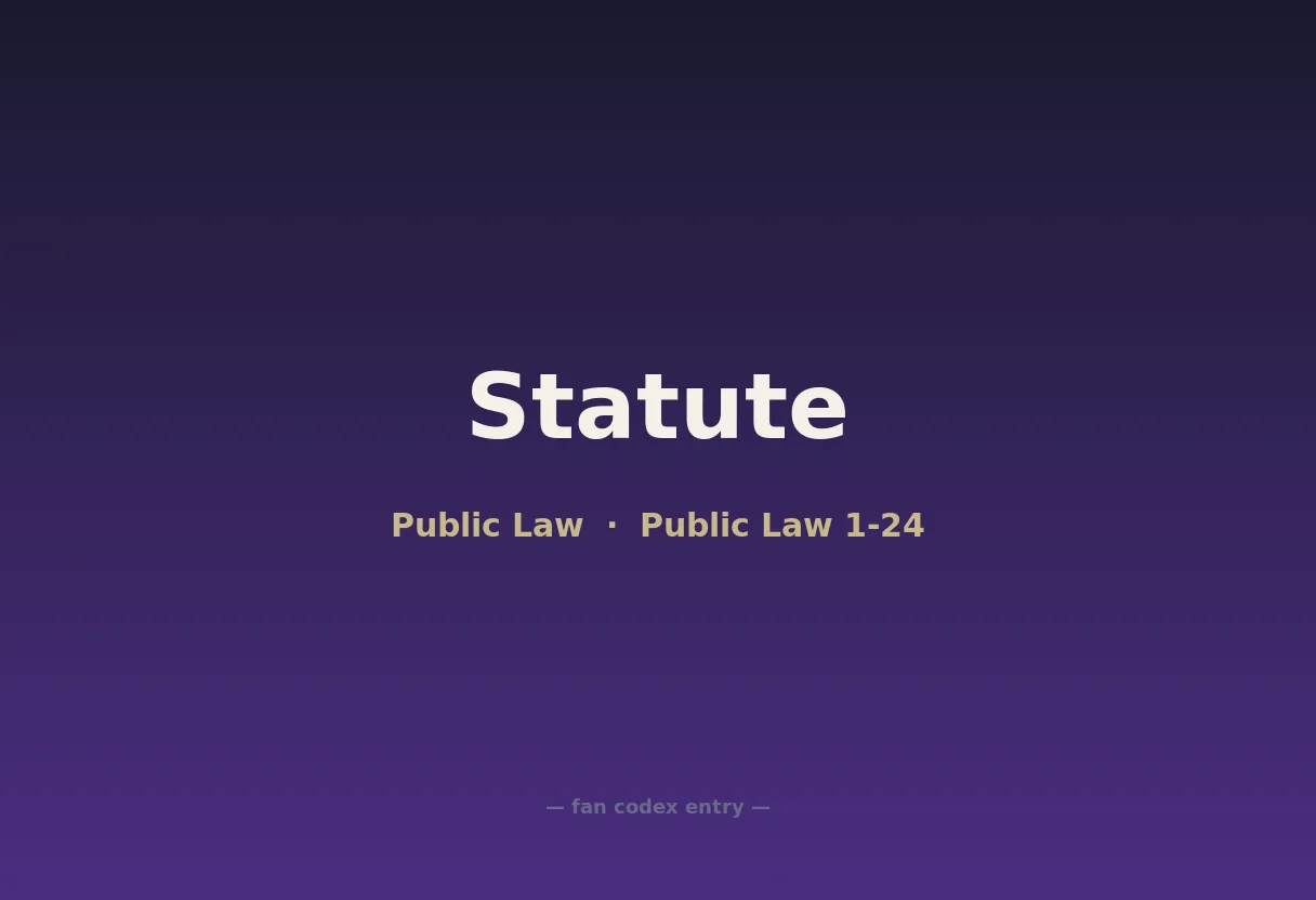 Statute