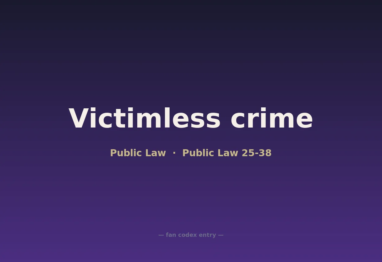 Victimless crime