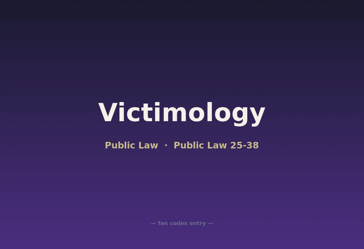 Victimology